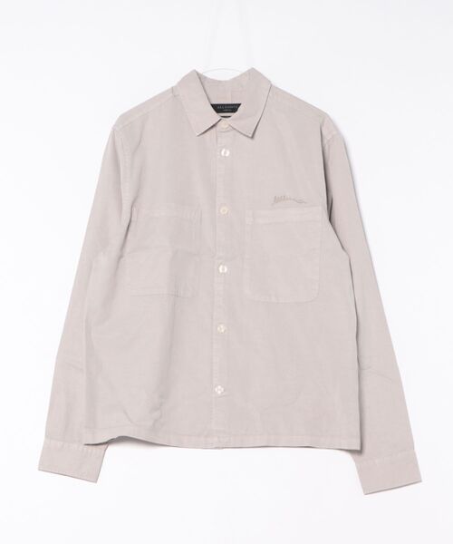 ALLSAINTS(オールセインツ)の「ROHDI LONG SLEEVE OVERSHIRT | ROHDI 長袖 オーバーシャツ(シャツ/ブラウス・メンズ・ホワイト系その他・S/XS/M/L)」の4枚目の写真