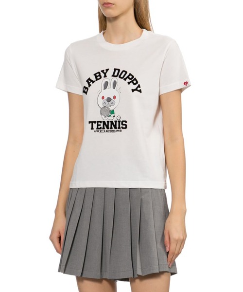 APEE BY A BATHING APE(エイピーバイアベイシングエイプ)の「BABY DOPPY PRINTED TEE #1(Tシャツ/カットソー・レディース・グレー/オリーブ/ホワイト・SMALL/X-SMALL)」の7枚目の写真