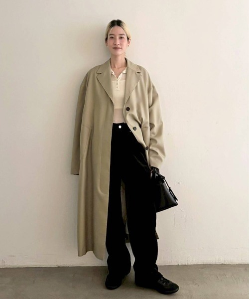 TODAYFUL（トゥデイフル）の「Henleyneck Soft Tops（Tシャツ/カットソー・レディース・グレー/キナリ/ダークグレー/サンドベージュ・FREE）」の14枚目の写真