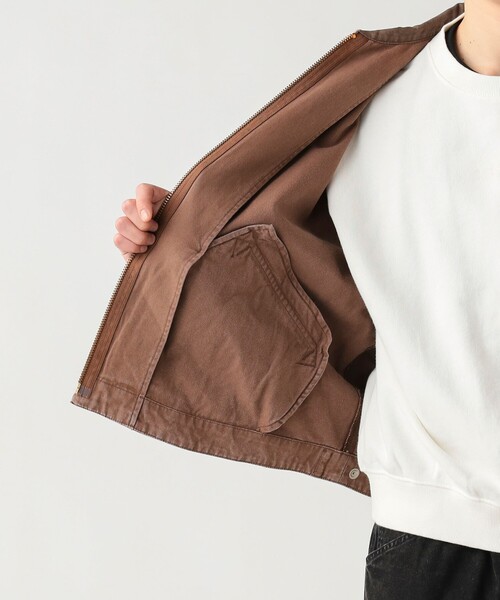 BEAMS HEART(ビームスハート)の「GMS ダッグ ショート ブルゾン(ブルゾン・メンズ・チャコールグレー/ライトブラウン・SMALL/MEDIUM/LARGE)」の5枚目の写真