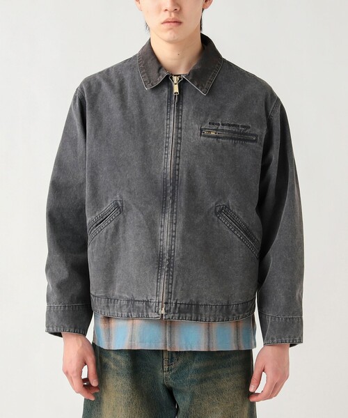 BEAMS HEART(ビームスハート)の「GMS ダッグ ショート ブルゾン(ブルゾン・メンズ・チャコールグレー/ライトブラウン・SMALL/MEDIUM/LARGE)」の6枚目の写真