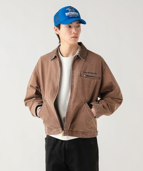 BEAMS HEART(ビームスハート)の「GMS ダッグ ショート ブルゾン(ブルゾン・メンズ・チャコールグレー/ライトブラウン・SMALL/MEDIUM/LARGE)」の1枚目の写真