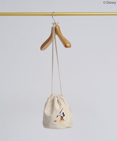 Disney（ディズニー）の「【Mickey&Friends】サガラバッグ（エコバッグ/サブバッグ・レディース・アイボリー/インディゴブルー・FREE）」の16枚目の写真