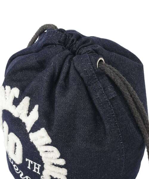 Disney（ディズニー）の「【Mickey&Friends】サガラバッグ（エコバッグ/サブバッグ・レディース・アイボリー/インディゴブルー・FREE）」の4枚目の写真