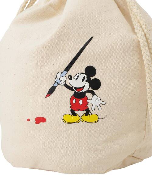 Disney（ディズニー）の「【Mickey&Friends】サガラバッグ（エコバッグ/サブバッグ・レディース・アイボリー/インディゴブルー・FREE）」の21枚目の写真