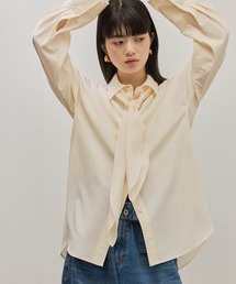 ADAM ET ROPE' | 【サステナブル】ボウタイシャツ(シャツ/ブラウス)