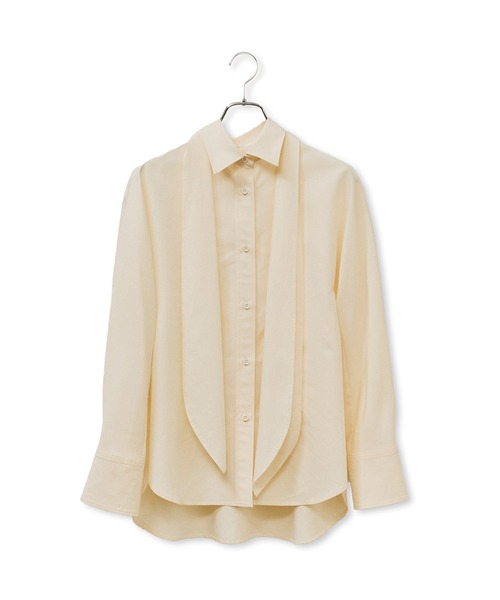 ADAM ET ROPE'(アダムエロペ)の「【サステナブル】ボウタイシャツ(シャツ/ブラウス・レディース・キナリ/サックスブルー・38/36)」の21枚目の写真