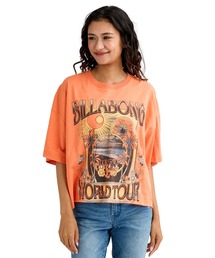 BILLABONG ウィメンズ GRAPHIC WIDE LOOSE C Tシャツ 【2026年春夏モデル】