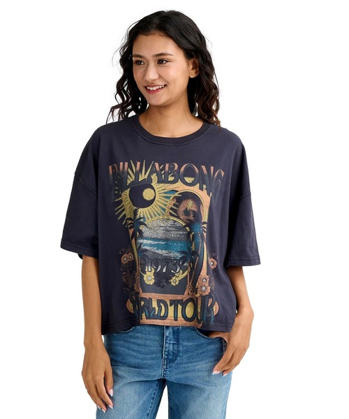 BILLABONG ウィメンズ GRAPHIC WIDE LOOSE C Tシャツ 【2026年春夏