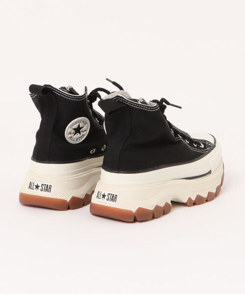 CONVERSE（コンバース）の「《CONVERSE》ALL STAR TREKWAVE CENTERZIP HI オールスター　トレックウエーブ　センタージップ　ＨＩ（スニーカー・レディース・ブラック/ブラック×ブラック・22.5cm/23.0cm/24.0cm/24.5cm/25.0cm/23.5cm）」の3枚目の写真