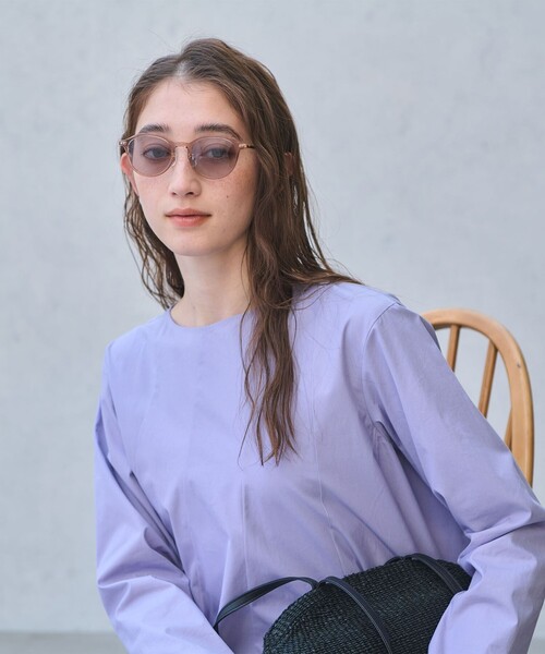 UNITED ARROWS(ユナイテッドアローズ)の「NRW クラウンパント サングラス(サングラス・レディース・ブラック/ライトグレー・FREE)」の7枚目の写真