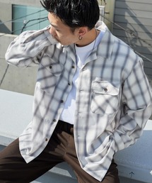 BIG MAC | BIG MAC/ビッグマック ボックスシルエット オンブレチェック オープンカラーシャツ 2026年春夏(シャツ/ブラウス)