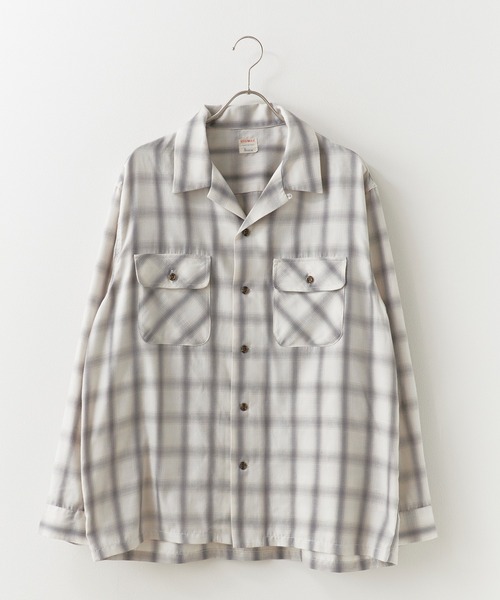 BIG MAC（ビッグマック）の「BIG MAC/ビッグマック ボックスシルエット オンブレチェック オープンカラーシャツ 2026年春夏（シャツ/ブラウス・メンズ・ホワイト/ブルー/グリーン・S/M/L）」の17枚目の写真