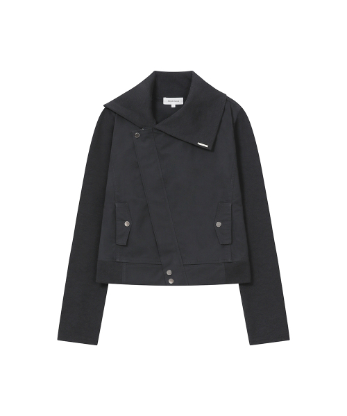 Miseki SEOUL(ミセキソウル)の「Slash ribbed jacket CHARCOAL(その他アウター・レディース・その他・1/2)」の2枚目の写真