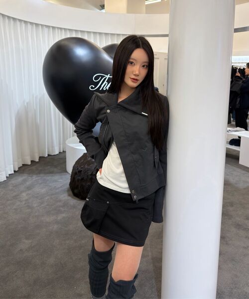 Miseki SEOUL(ミセキソウル)の「Slash ribbed jacket CHARCOAL(その他アウター・レディース・その他・1/2)」の8枚目の写真