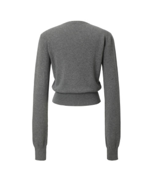KHAKIPOINT(カーキポイント)の「Signature Knit Cardigan (charcoal)(カーディガン/ボレロ・レディース・その他・FREE)」の3枚目の写真