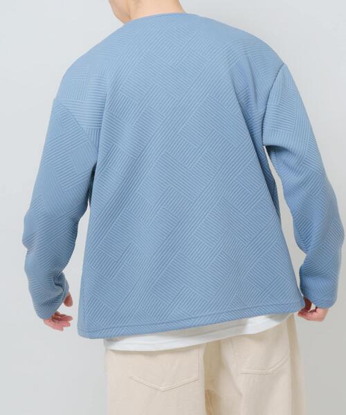 ITEMS URBANRESEARCH(アイテムズ アーバンリサーチ)の「ジャカードカーディガン+インナー セット(カーディガン/ボレロ・メンズ・オリーブ/ベージュ/ブラック/ブルー系その他・LARGE/MEDIUM)」の21枚目の写真