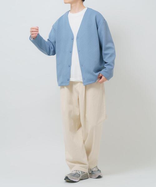 ITEMS URBANRESEARCH(アイテムズ アーバンリサーチ)の「ジャカードカーディガン+インナー セット(カーディガン/ボレロ・メンズ・オリーブ/ベージュ/ブラック/ブルー系その他・LARGE/MEDIUM)」の20枚目の写真