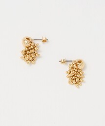 green label relaxing | オーバルメタル＆ツブツブミックス ピアス(ピアス（両耳用）)