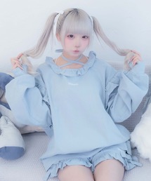 Whinny（ホワイニー）の「Whinny/【2026春新作♪】さわやかフレッシュりぼんちゃん☆（Tシャツ/カットソー）」