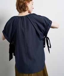 LANVIN en Bleu | シアータンブラーギャザーブラウス(シャツ/ブラウス)