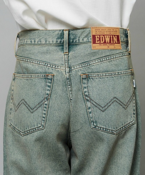 EDWIN(エドウィン)の「EDWIN エドウィン ワイド バギージーンズ デニムパンツ(デニムパンツ・メンズ・ブラック系その他/ブルー系その他2/ライトインディゴブルー/ブルー系その他・28/29/30/31/32)」の12枚目の写真