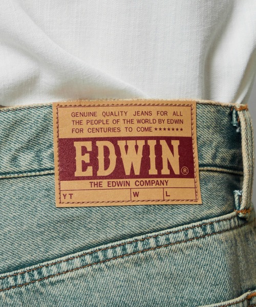 EDWIN(エドウィン)の「EDWIN エドウィン ワイド バギージーンズ デニムパンツ(デニムパンツ・メンズ・ブラック系その他/ブルー系その他2/ライトインディゴブルー/ブルー系その他・28/29/30/31/32)」の13枚目の写真