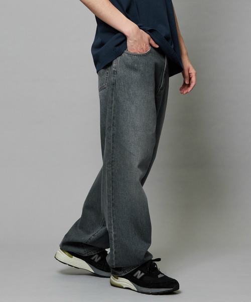 EDWIN(エドウィン)の「EDWIN エドウィン ワイド バギージーンズ デニムパンツ(デニムパンツ・メンズ・ブラック系その他/ブルー系その他2/ライトインディゴブルー/ブルー系その他・28/29/30/31/32)」の19枚目の写真