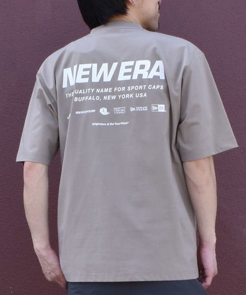 NEW ERA(ニューエラ)の「NEW ERA/ニューエラ 半袖 ラッシュガード UVカット 水陸両用 14774262/14774263/14774264/15159371(Tシャツ/カットソー・メンズ・ブラック系その他/ブラウン/ブラック/ホワイト・XL/L/M)」の4枚目の写真