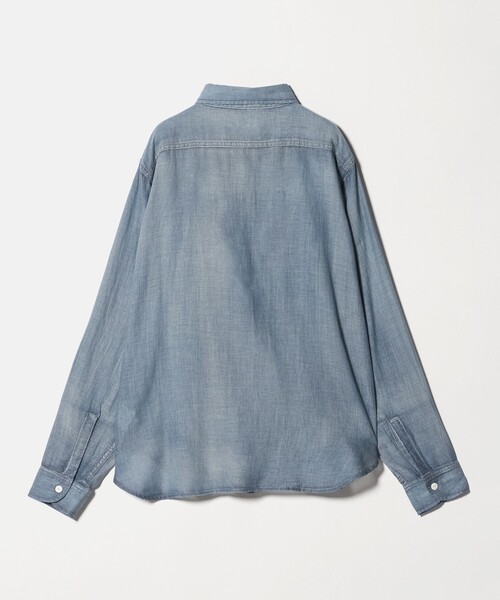 PAYDAY（ペイデイ）の「【別注】＜PAYDAY for 6＞SHEER DENIM SHIRT/シャツ（シャツ/ブラウス・レディース・ライトブルー/ロイヤルブルー・FREE）」の7枚目の写真