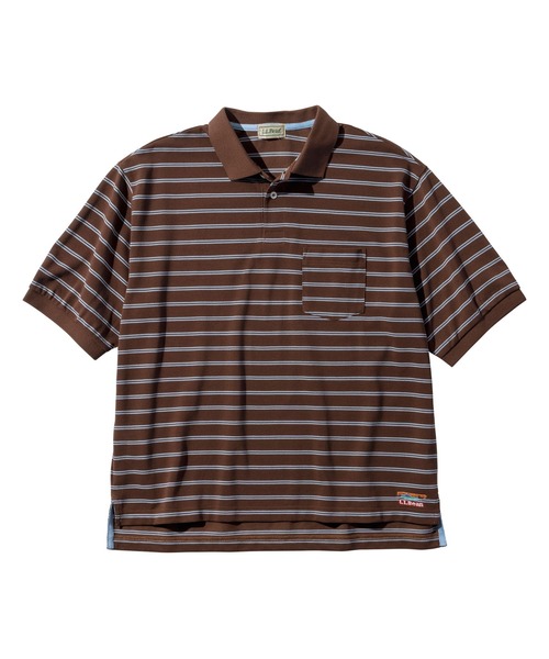 L.L.Bean(エルエルビーン)の「【JAPAN EDITION】トロイ・ショートスリーブ・ポロシャツ(ポロシャツ・メンズ・ブラウン系その他/グレー系その他/ホワイト×グリーン/レッド系その他/ブルー系その他・X-LARGE/LARGE/MEDIUM/SMALL)」の4枚目の写真