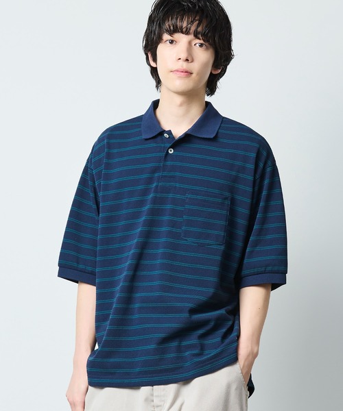 L.L.Bean(エルエルビーン)の「【JAPAN EDITION】トロイ・ショートスリーブ・ポロシャツ(ポロシャツ・メンズ・ブラウン系その他/グレー系その他/ホワイト×グリーン/レッド系その他/ブルー系その他・X-LARGE/LARGE/MEDIUM/SMALL)」の1枚目の写真