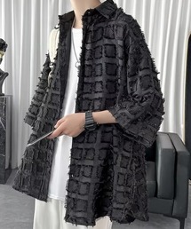 lilful（リルフル）の「【26年春夏新作】フリンジチェックハーフスリーブシャツ（シャツ/ブラウス）」