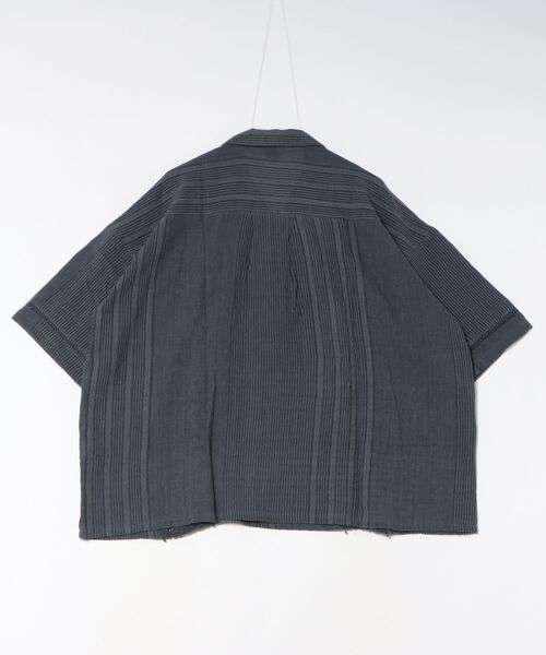 チャイハネ（チャイハネ）の「【チャイハネ】南インド綿ナナミィMEN'Sプルオーバーシャツ（シャツ/ブラウス・メンズ・ベージュ/ブラウン/ネイビー・FREE）」の4枚目の写真