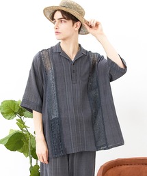 チャイハネ | 【チャイハネ】南インド綿ナナミィMEN'Sプルオーバーシャツ(シャツ/ブラウス)