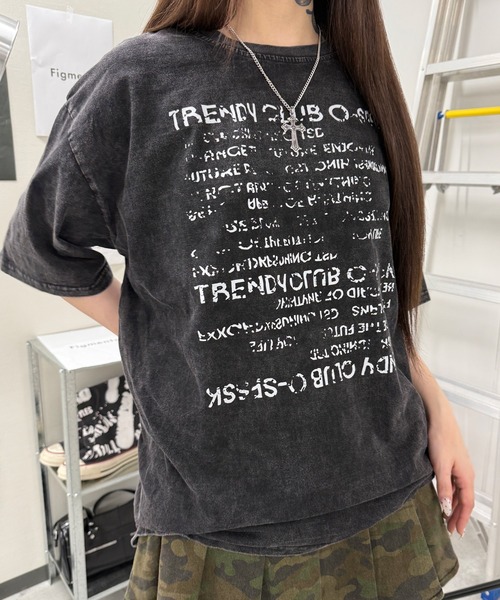 Figments(フィグメンツ)の「ゴシックロゴピグメントビッグT(Tシャツ/カットソー・レディース・その他2/その他1・FREE)」の8枚目の写真