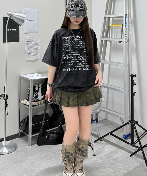 Figments(フィグメンツ)の「ゴシックロゴピグメントビッグT(Tシャツ/カットソー・レディース・その他2/その他1・FREE)」の10枚目の写真