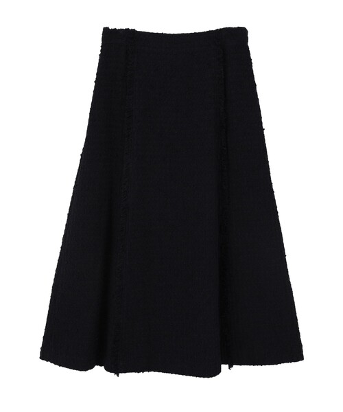 1er Arrondissement(プルミエアロンディスモン)の「リングツイードフレアスカート(スカート・レディース・オフホワイト/ブルー系その他3・36/38)」の17枚目の写真
