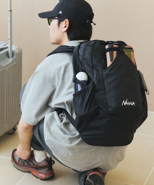 NANGA（ナンガ）の「NANGA/ナンガ ECOPAK UR BACKPACK バックパック（バックパック/リュック・メンズ・オリーブ/ブラック・ONE SIZE）」の2枚目の写真