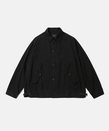 MOIF（モイフ）の「[SS26] NAVAL WORKING JACKET / BLACK（ナイロンジャケット）」