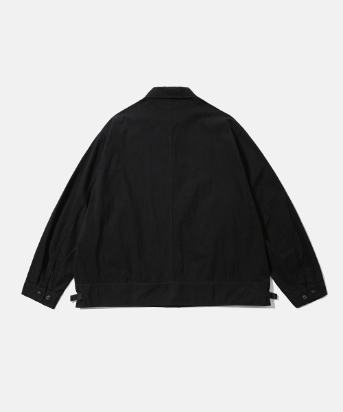 MOIF（モイフ）の「[SS26] NAVAL WORKING JACKET / BLACK（ナイロンジャケット・メンズ・その他・2(M)/1(S)/3(L)）」の2枚目の写真