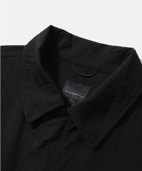 MOIF（モイフ）の「[SS26] NAVAL WORKING JACKET / BLACK（ナイロンジャケット・メンズ・その他・2(M)/1(S)/3(L)）」の3枚目の写真
