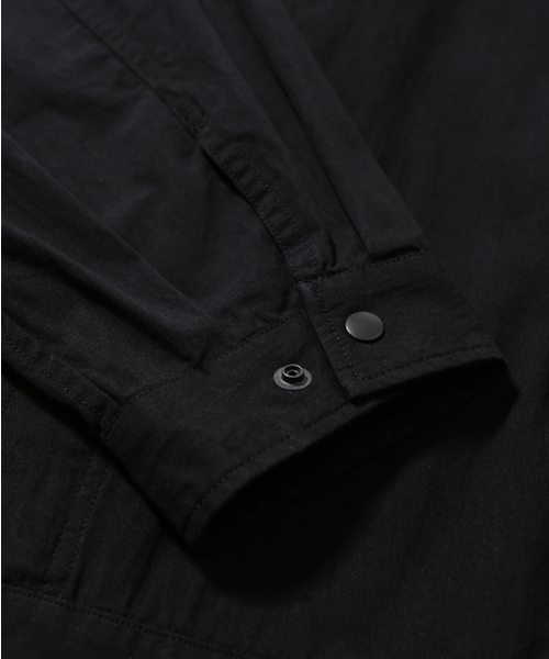 MOIF（モイフ）の「[SS26] NAVAL WORKING JACKET / BLACK（ナイロンジャケット・メンズ・その他・2(M)/1(S)/3(L)）」の8枚目の写真
