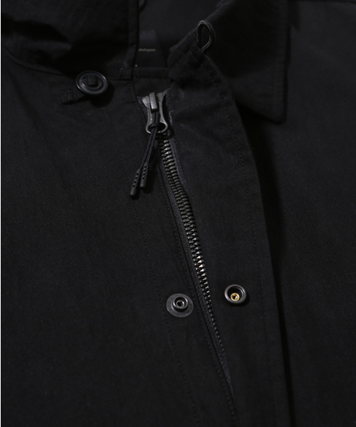 MOIF（モイフ）の「[SS26] NAVAL WORKING JACKET / BLACK（ナイロンジャケット・メンズ・その他・2(M)/1(S)/3(L)）」の9枚目の写真