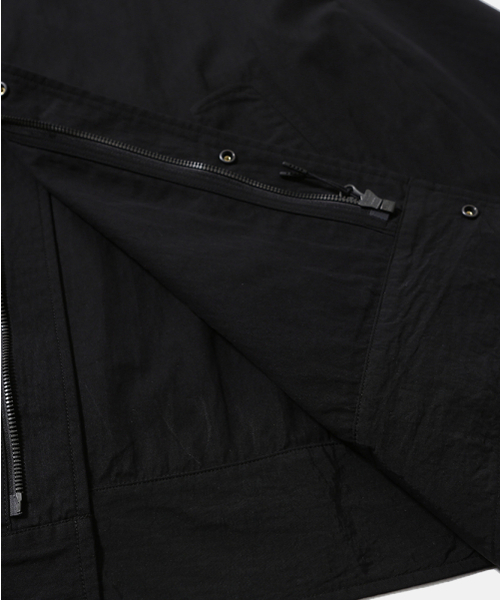 MOIF（モイフ）の「[SS26] NAVAL WORKING JACKET / BLACK（ナイロンジャケット・メンズ・その他・2(M)/1(S)/3(L)）」の11枚目の写真