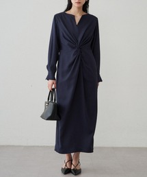 【Loungedress】アシメリブワンピース LOUNGEDRESS（ラウンジドレス）の「アシメリブワンピース（ワンピース
