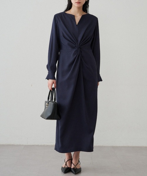 【Loungedress】アシメリブワンピース LOUNGEDRESS（ラウンジドレス）の「アシメリブワンピース（ワンピース