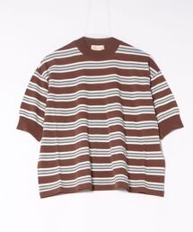 Bshop | MEYAME | 〈別注〉　BORDER COTTON KNIT TEE(ニット/セーター)