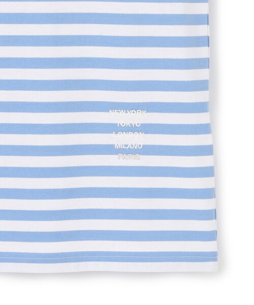 ICB(アイシービー)の「【30th ANNIVERSARY】 PARIS ボーダーTシャツ(Tシャツ/カットソー・レディース・ブラック系1/サックスブルー系1/ライトグレー系1・X-SMALL/SMALL/MEDIUM)」の11枚目の写真