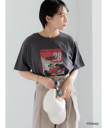 Te chichi | 【Disney】MICKEY/フロントプリントTシャツ(Tシャツ/カットソー)